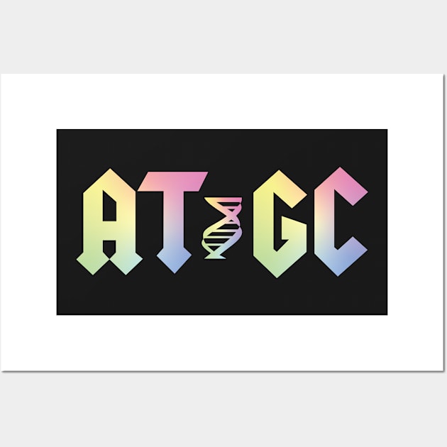 ATGC Molecular Biology Genetics Wall Art by ScienceCorner